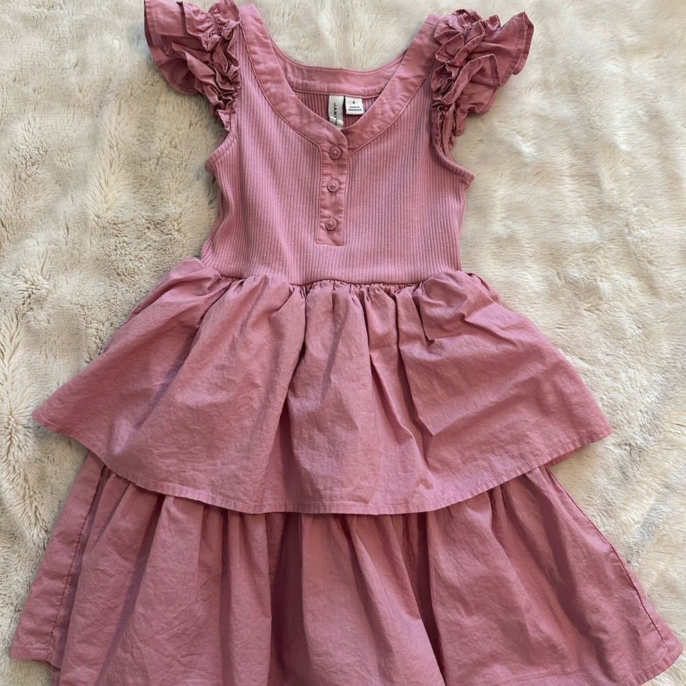 Janie and Jack Mauve Layered Dress